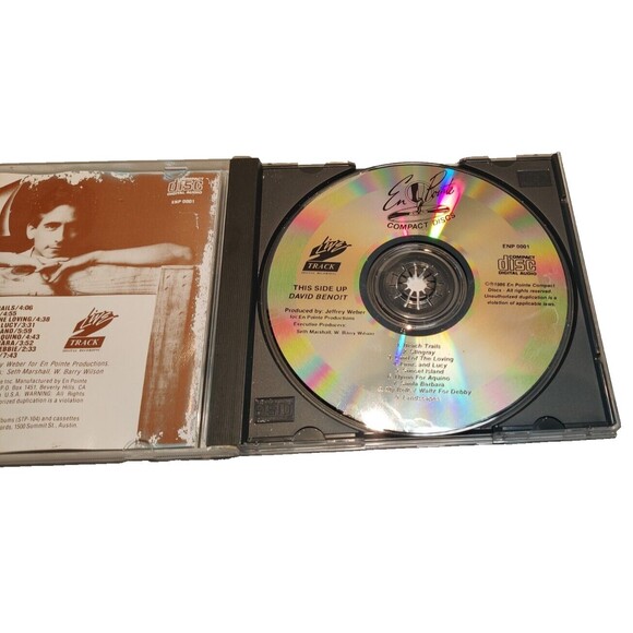 This Side Up By David Benoit CD, 1986, En Pointe ENP 0001 Music - Picture 4 of 4